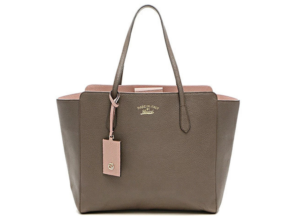 Gucci Tote Bag Swing Embossed Leather